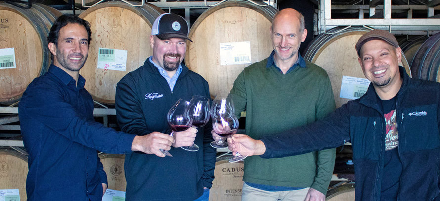 Celebrating with Wine at Willamette Valley Vineyard