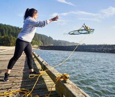 Photo of crabbing in Coos Bay by Justin Myers