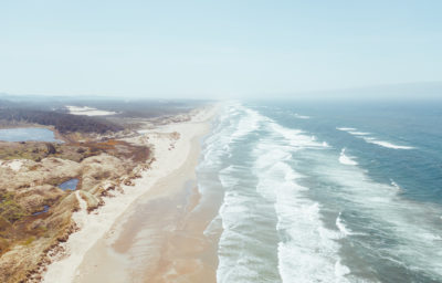 The Oregon Coast coastline