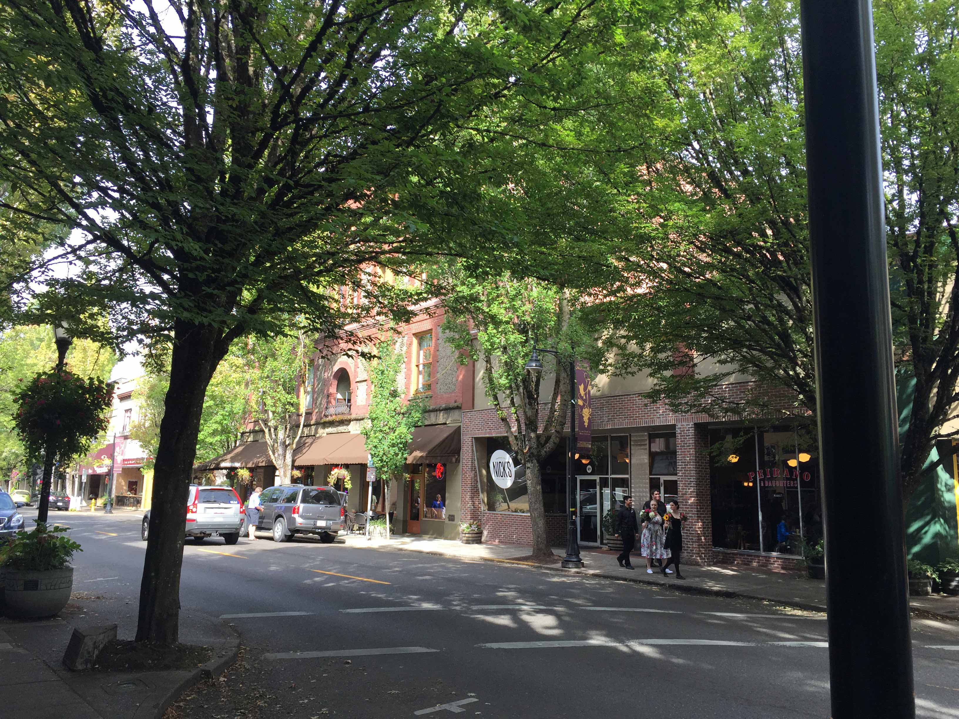 Photo of downtown McMinnville