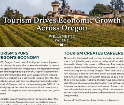 Willamette Valley region economic impact report cover