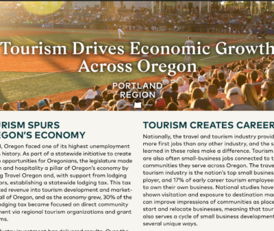 Portland Region Economic impact report cover